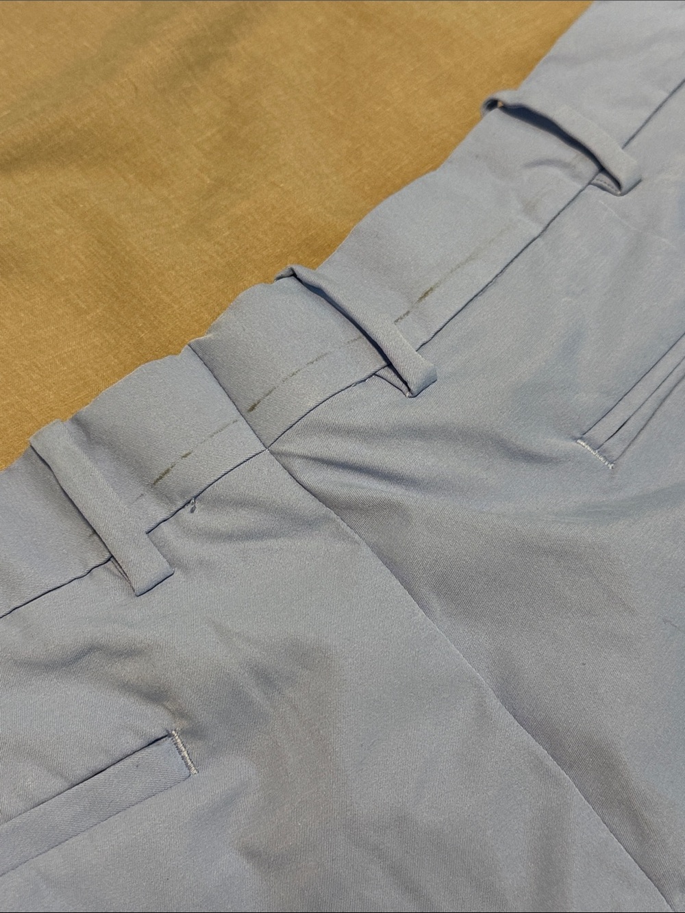 RLX Ralph Lauren Light Blue Performance Flat-Front Shorts - Picture 3 of 6